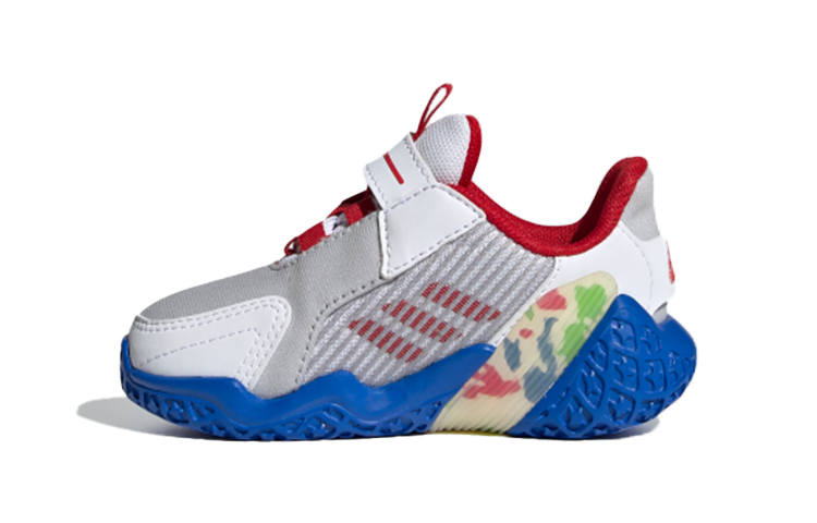 Adidas Adidas 4Uture RNR Breathable Low top Toddler Shoes Gray Blue Infant And Toddler
