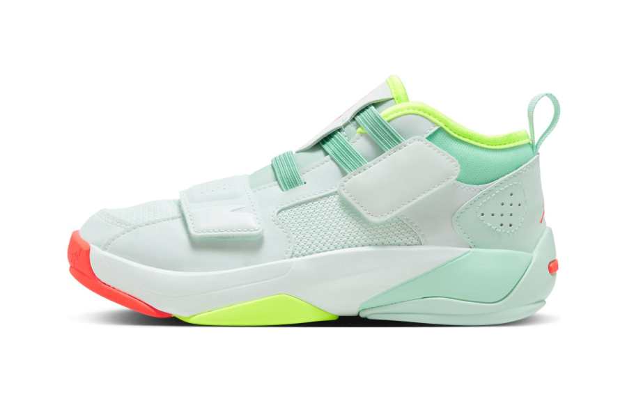 Jordan Jordan Zion 2 'Barely Green' Zion 2 Abrasion Resistant Breathable Mid top Basketball Shoes Mint Green