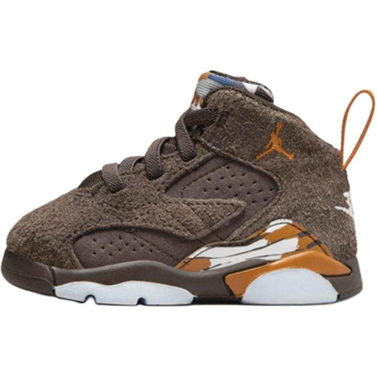 Jordan Jordan Jumpman MVP Slip Resistant Abrasion Resistant High top Toddler Shoes Brown Infant And Toddler