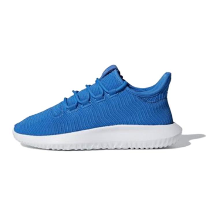 Adidas Adidas Mesh Slip Resistant Abrasion Resistant Low top Kids' Running Shoes Blue Teenagers