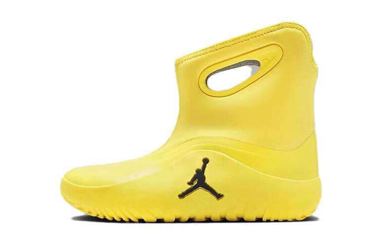 Jordan Jordan Lil Drip Lil Drip Abrasion Resistant High Top Kids Lifestyle Shoes Yellow Children Aged 3 7 Years Old