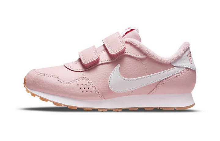 Nike Nike MD Valiant SE Breathable And Lightweight Low top Kids' Running Shoes Pink White Children Aged 3 7 Years Old