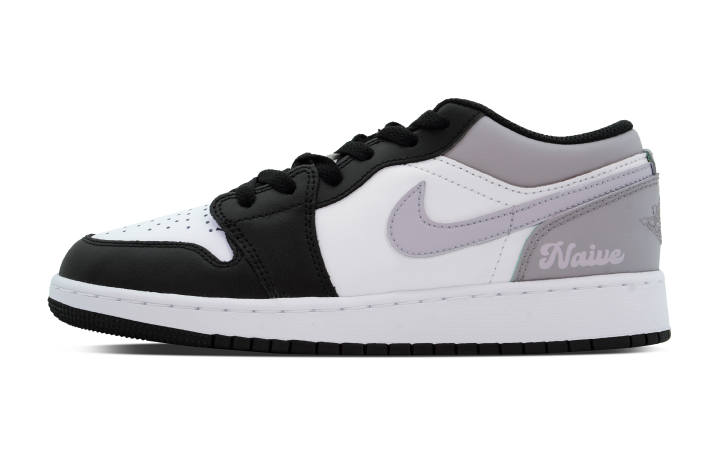 Jordan Jordan Air Jordan 1 Misty Mountain Purple Smoke Leather Slip Resistant Slip Resistant Low top