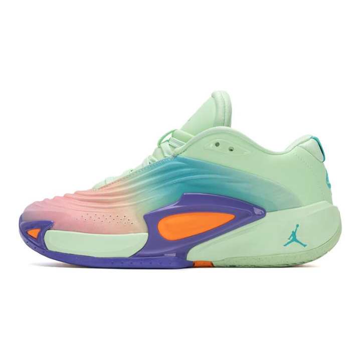 Jordan Jordan Luka 3 Low top Basketball Shoes Green Purple Unisex