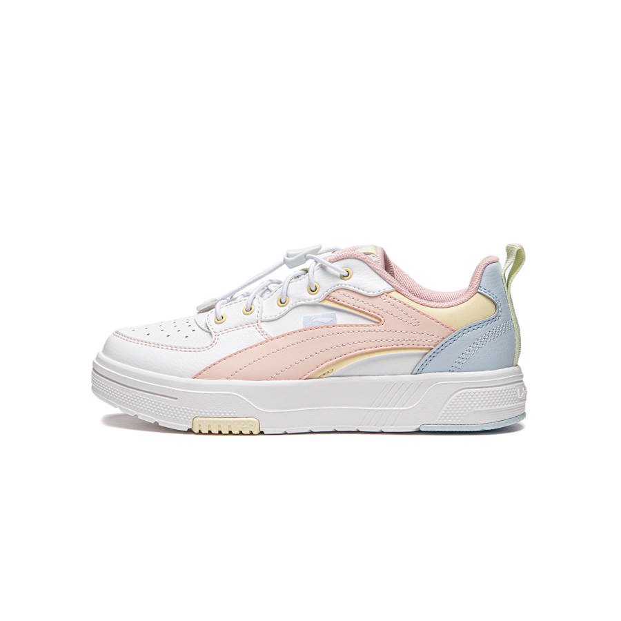 Li-Ning YOUNG Li Ning YOUNG Synthetic Leather Low top Skateboard Shoes White Unisex
