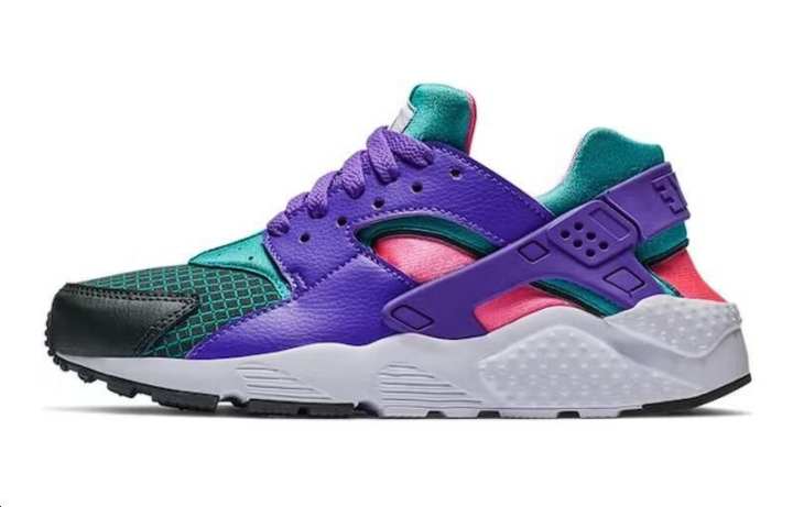 Nike Nike Air Huarache Run Ultra Now Outdoor Green Hyper Grape GS