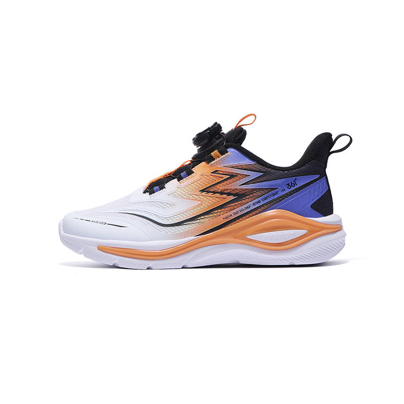 361°KIDS Running Shoes 361 Degrees White/Electric Orange/Carbon Black Teenagers