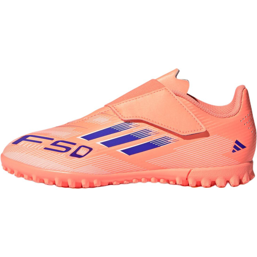 Adidas Adidas F50 CLUB Slip Resistant Low top Soccer Shoes Orange Kids'