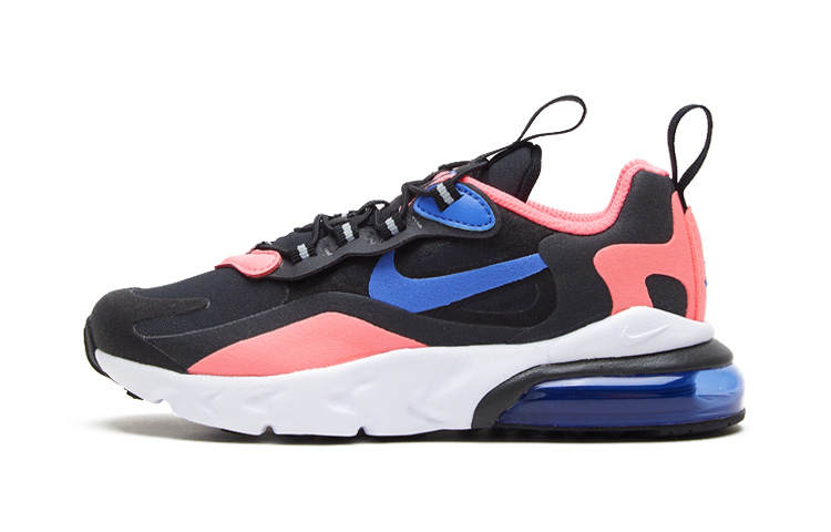 Nike Nike Air Max 270 Cushioning, Wear Resistant Low top Kids Lifestyle Shoes Pink Black Blue Children Aged 3 7 Years Old