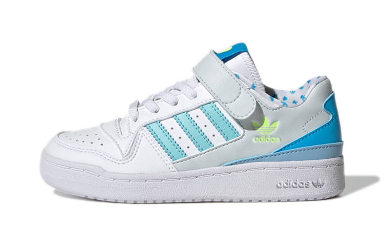 Adidas Originals FORUM Low El C Comfortable Abrasion Resistant Low top Skateboard Shoes White