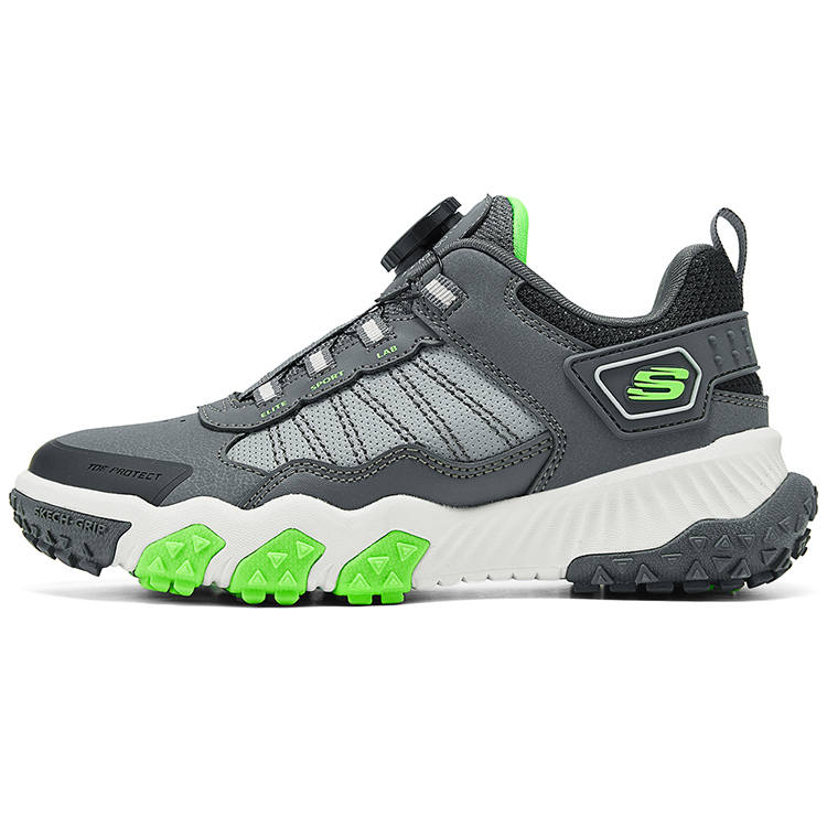 Skechers Fashion Trend Abrasion Resistant Abrasion Resistant Low top Kids' Running Shoes Gray Kids'