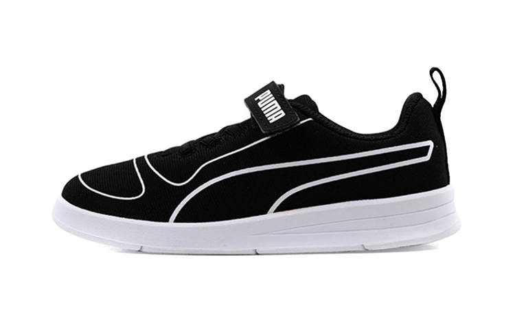 PUMA Kali V Low top Toddler Shoes Black White Infant And Toddler