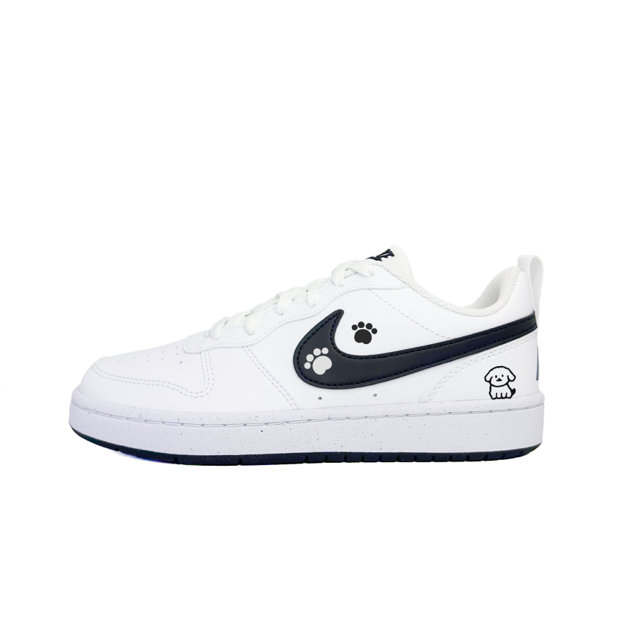Nike Nike Court Borough Strong Paw Synthetic Leather Slip Resistant Abrasion Resistant Slip Resistant Abrasion Resistant