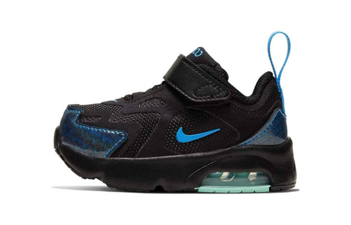 Nike Nike Air Max 200 Comfortable Low top Toddler Shoes Black Blue Infant And Toddler