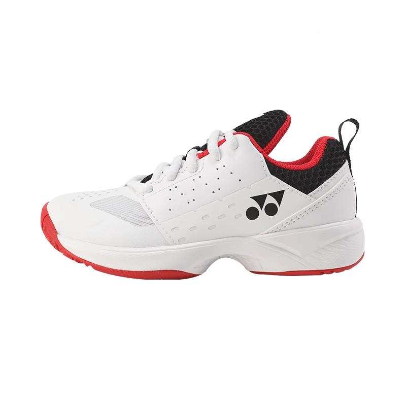 YONEX Comfortable Abrasion Resistant Breathable Lightweight Cushioning Low top Kids' Training Shoes White Black Kids'