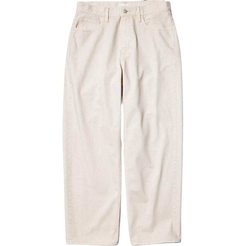 UNIQLO Jeans Unisex Light Beige Moderate Straight Fit Pants