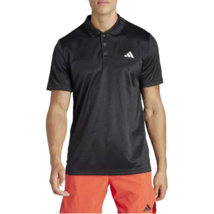 Adidas Adidas Polo Shirts Men's Black Polo Collar Moderate