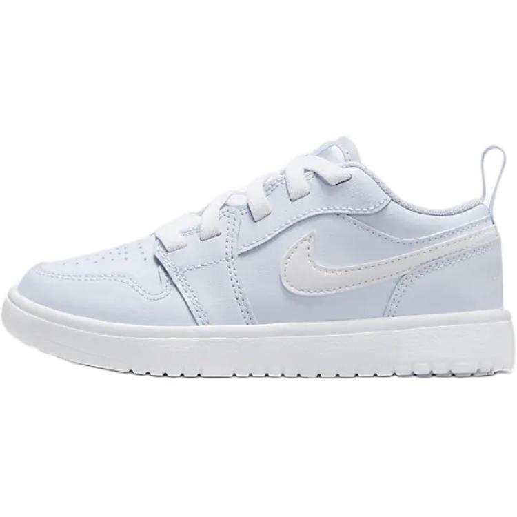 Jordan Jordan Air Jordan 1 Low top Children's Basketball Shoes Blue Children Aged 3 7 Years Old