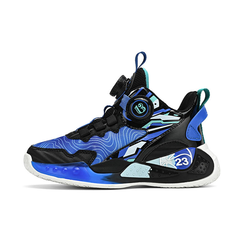JIAFEIMAO Mesh Abrasion Resistant Rebound Lightweight Cushioning Balance Low top Children's Basketball Shoes Kids'