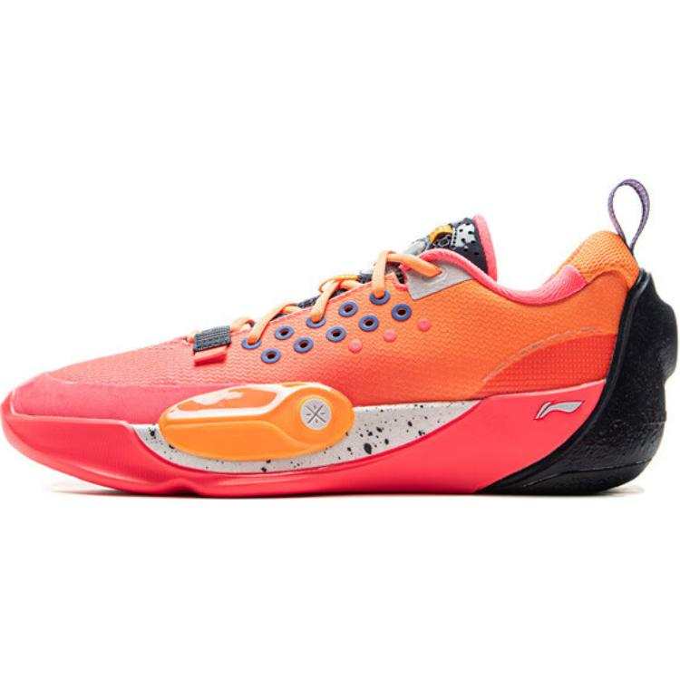 Li-Ning YOUNG Li Ning YOUNG Low top Children's Basketball Shoes Red Orange