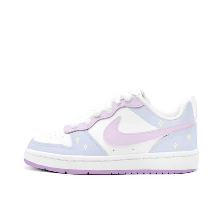 Nike Nike Court Borough Kung Fu Rabbit Starry Wish Leather Slip Resistant Cushioning Abrasion Resistant Low top