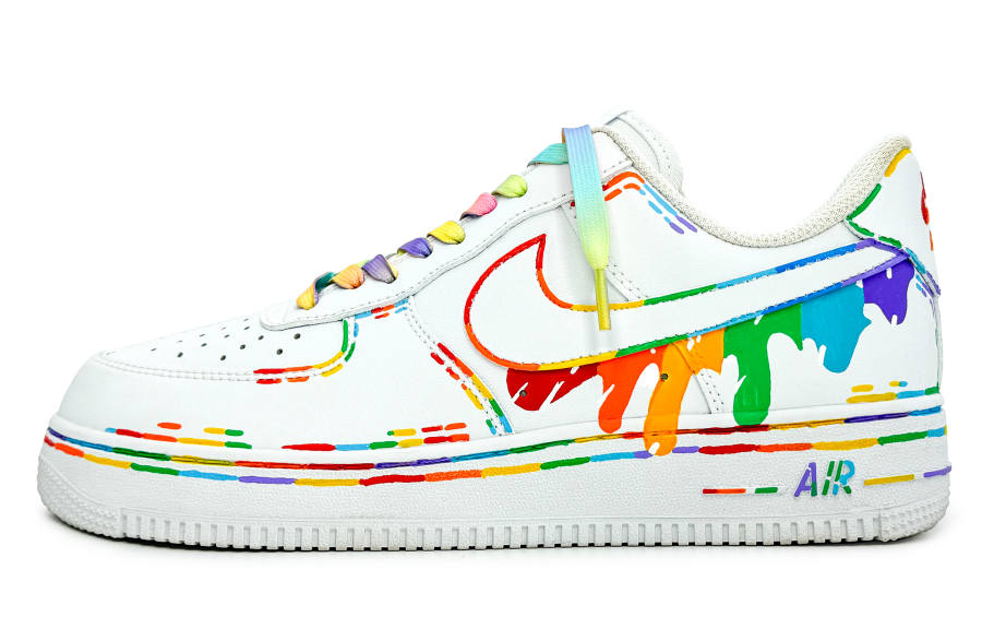 Nike Nike Air Force 1 LE Synthetic Leather Slip Resistant Cushioning Slip Resistant Cushioning Low top