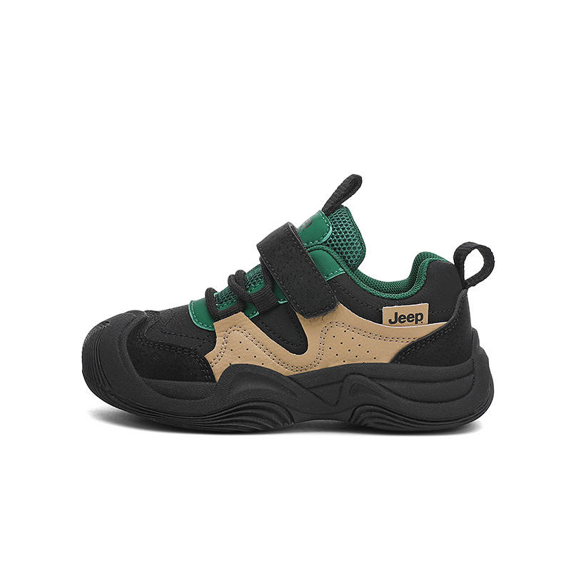 Jeep Low top Kids Lifestyle Shoes Black Green Kids'