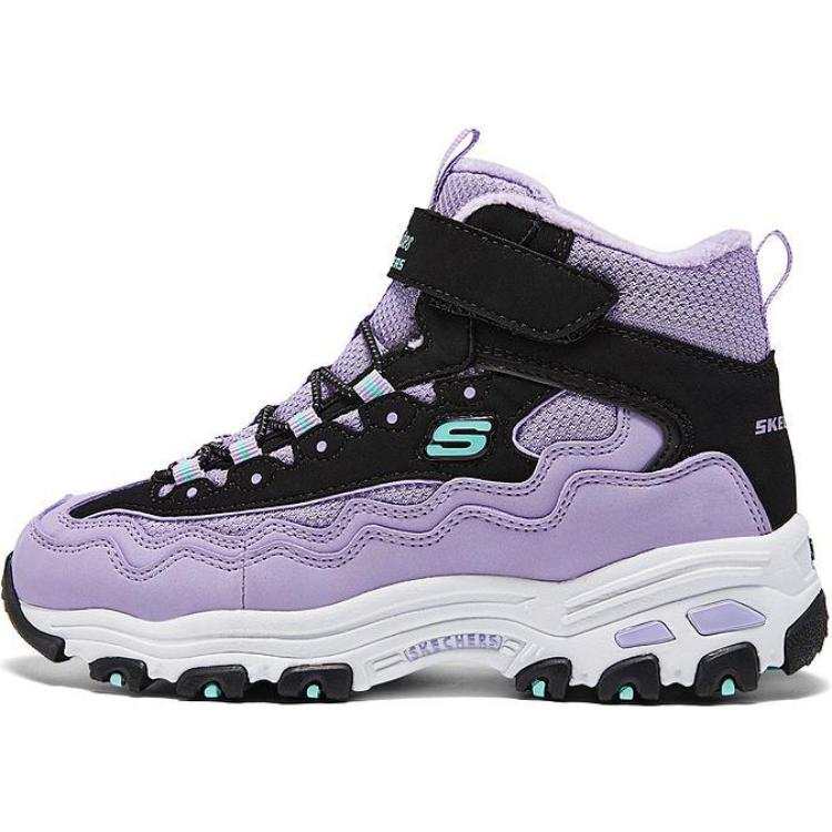 Skechers Kids Mesh Slip Resistant Thermal Kids' Boots Purple Black Kids'