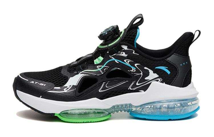 Antakids Comfortable Slip Resistant And Breathable Low top Casual Shoes Black Blue Teenagers