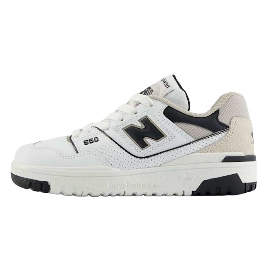 New Balance New Balance NB 550 Abrasion Resistant Low top Kids' Skateboarding Shoes White Black Kids'