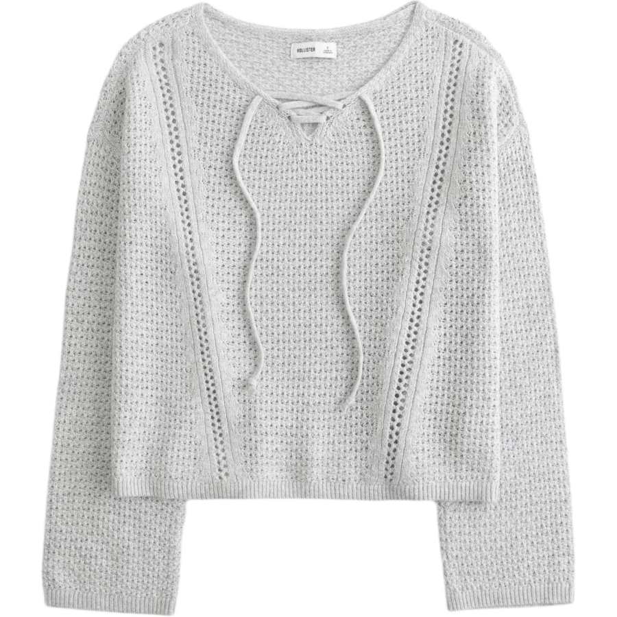 Hollister/ Sweaters Women's Gray V Neck Moderate Other