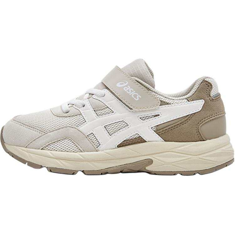 ASICS RUNNING KIDS CONTEND Synthetic Leather, Textile Abrasion Resistant Low top Kids' Running Shoes Gray Brown Kids'