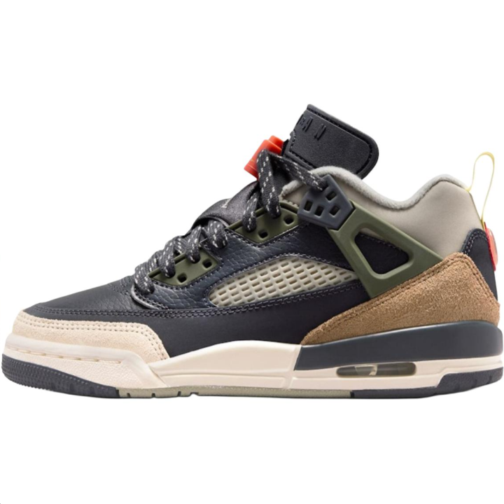 Jordan Jordan Spizike Mid top Basketball Shoes Gray Black Unisex