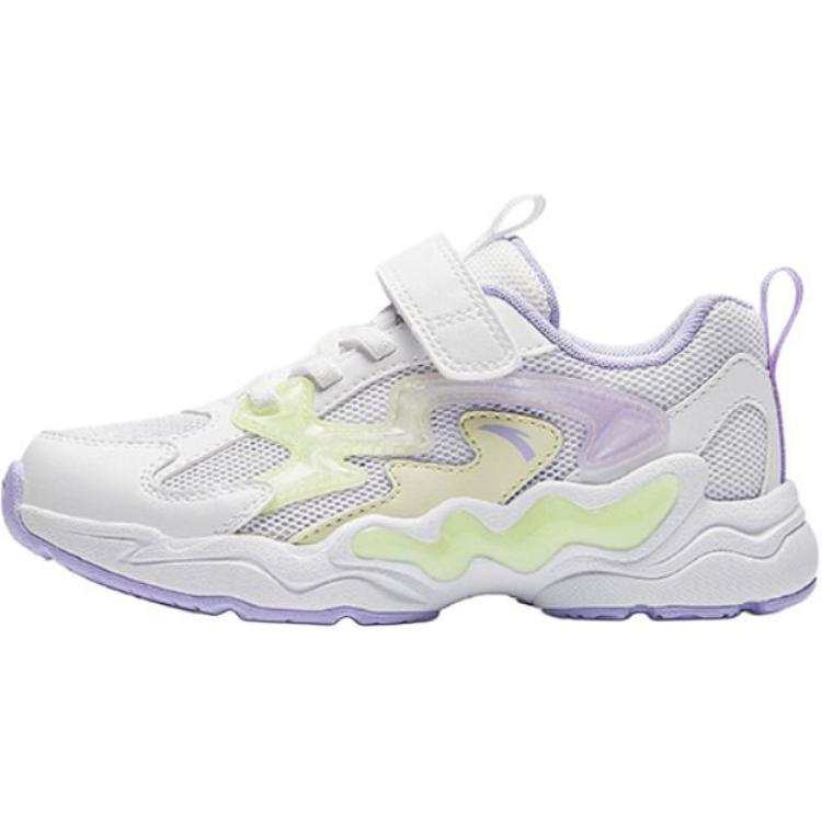 Antakids Slip Resistant Abrasion Resistant Low top Kids Lifestyle Shoes White Gray Kids'