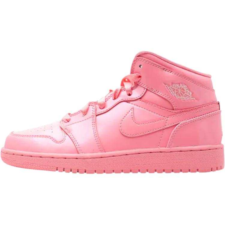 Jordan Jordan Air Jordan 1 Mid top Basketball Shoes Pink Unisex