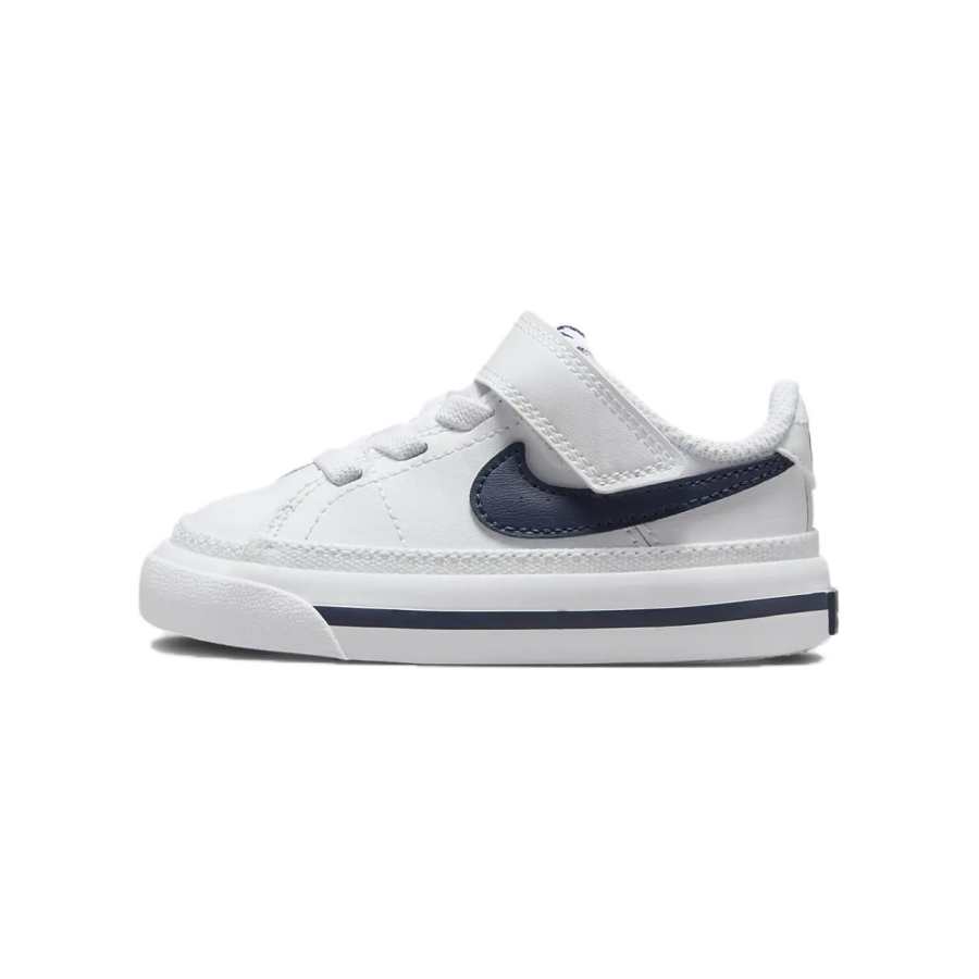 Nike Nike Court Legacy Comfortable And Lightweight Slip Resistant Abrasion Resistant Low top Toddler Shoes White Blue