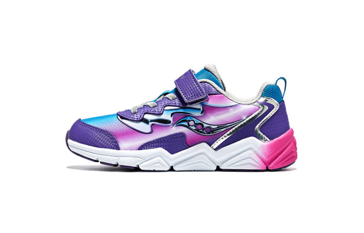 saucony Flash 3.0 A/C Big Kid 'Teal Purple Chrome'