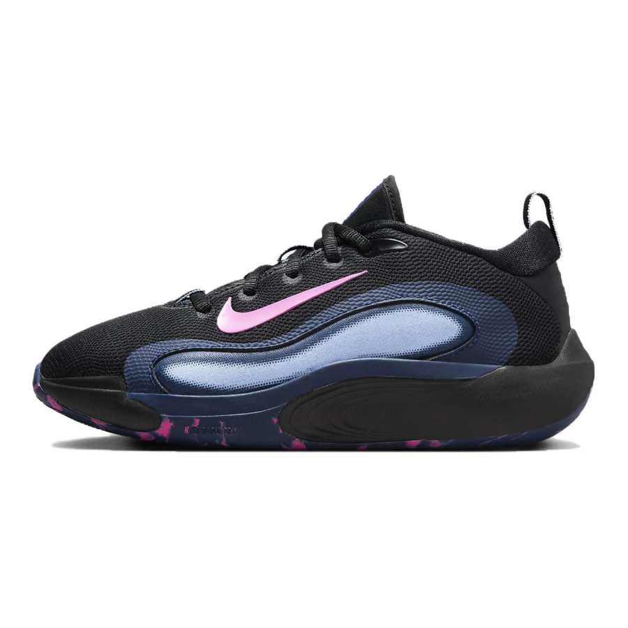 Nike Nike ISOFLY Low top Children's Basketball Shoes Black Blue Kids'