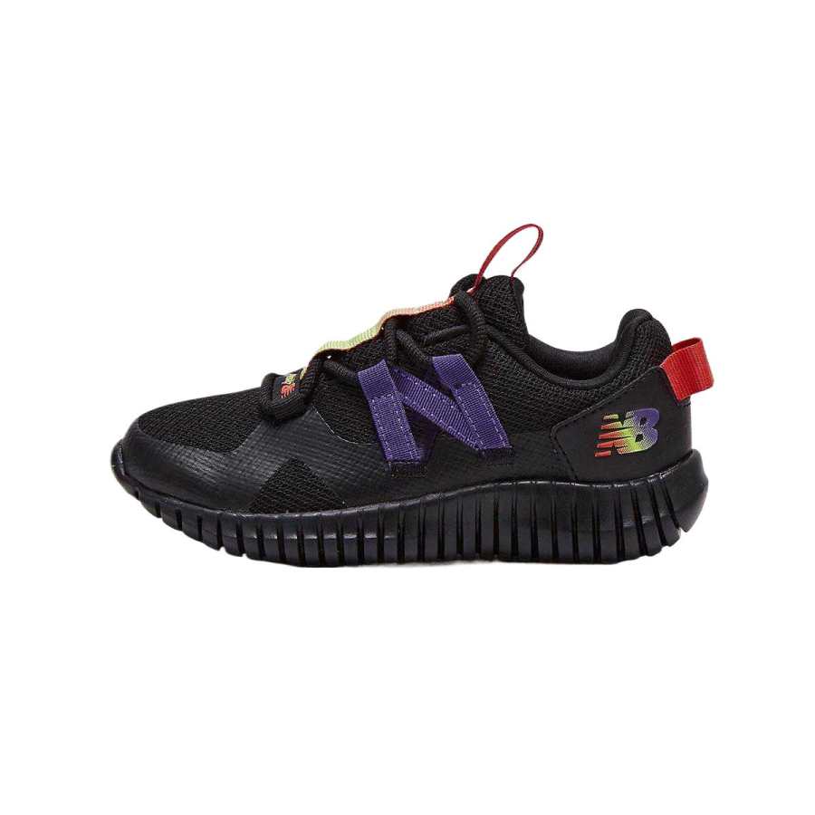New Balance New Balance Abrasion Resistant Breathable Kids' Running Shoes Black Children Aged 3 7 Years Old