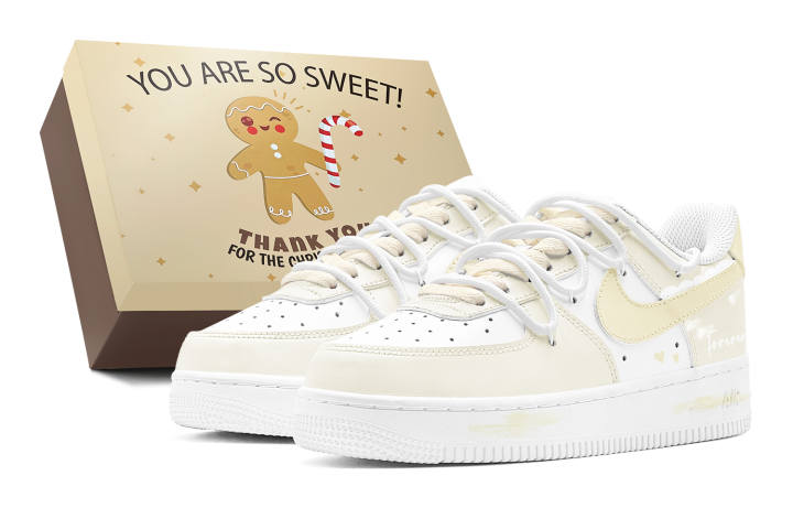 Nike Nike Air Force 1 LE Low top Kids' Skateboarding Shoes Champagne Teenagers