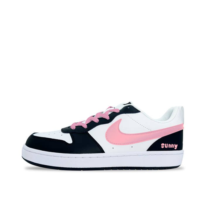 Nike Nike Court Borough Sunny Synthetic Leather Slip Resistant, Abrasion Resistant, Waterproof