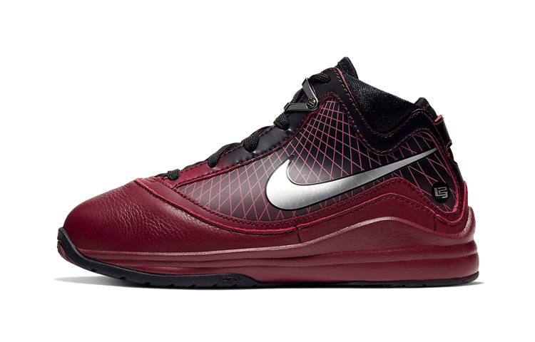 Nike Nike Lebron 7 High top Children's Basketball Shoes Team Red Children Aged 3 7 Years Old