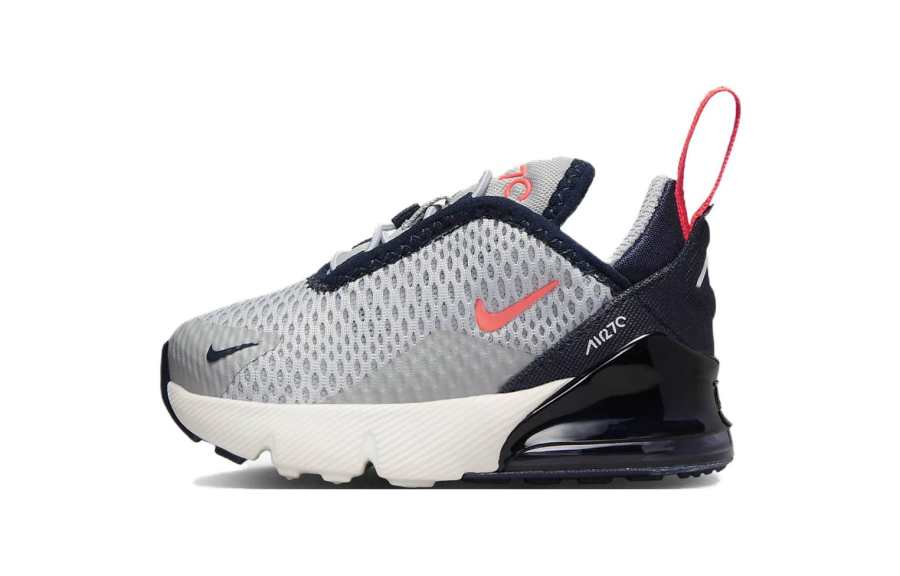 Nike Nike Air Max 270 Comfortable Abrasion Resistant Abrasion Resistant Low top Toddler Shoes Gray Black Infant And Toddler
