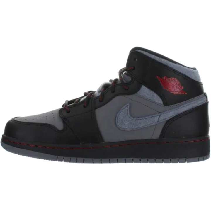 Jordan Jordan Air Jordan 1 Leather High top Kids' Skateboarding Shoes Black