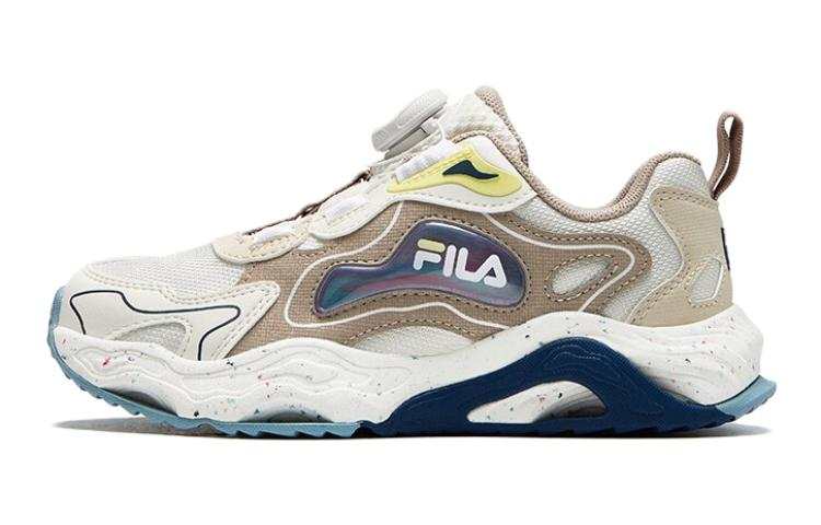 FILA KIDS Slip Resistant Abrasion Resistant Slip Resistant Abrasion Resistant Low top Kids' Training Shoes Lily White