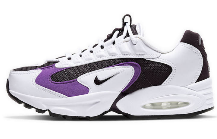 Nike Nike Air Max Triax 96 Low top Casual Shoes White Purple Unisex