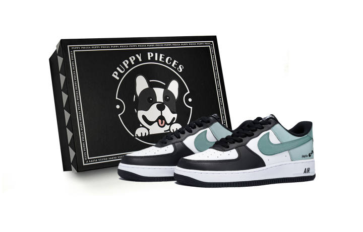Nike Nike Air Force 1 Leather Low top Kids' Skateboarding Shoes White Teenagers
