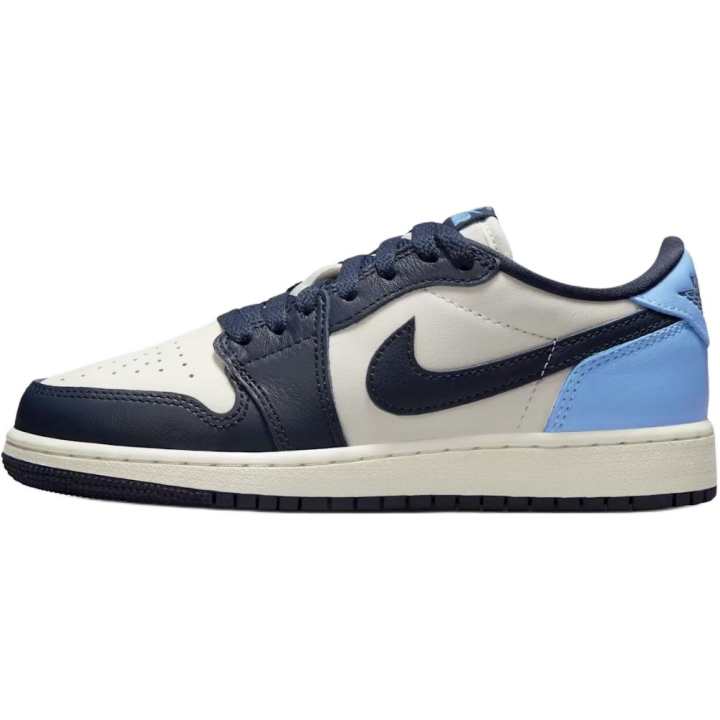 Jordan Jordan Air Jordan 1 Low top Basketball Shoes Black White Blue Unisex