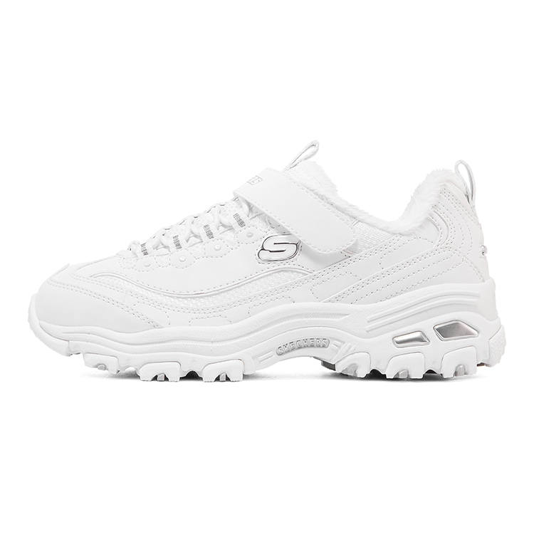 Skechers D'LITES Kids Lifestyle Shoes White Teenagers