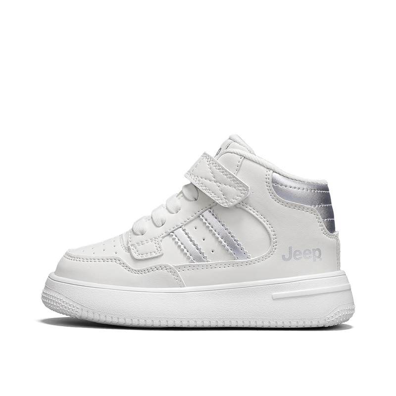 Jeep Synthetic Leather Abrasion Resistant Lightweight Cushioning Mid top Kids' Skateboarding Shoes Kids'
